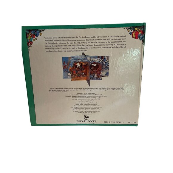 Vintage - The Bunnies' Christmas Eve A Peek-Through Pop-Up Book - Picture 2 of 10
